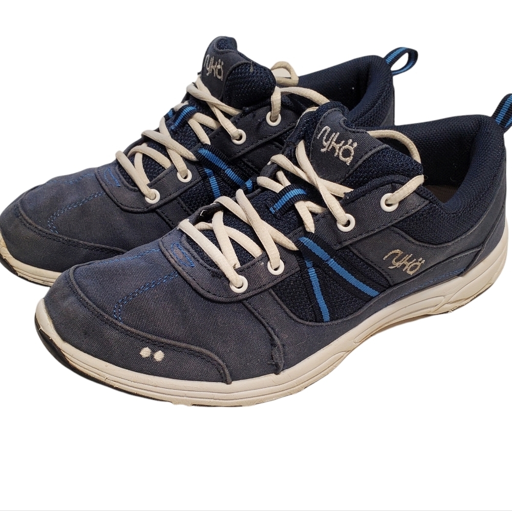 RYKA Women’s Navy & Dark Blue Athletic Tennis Sneakers Tempo SZ 7.5 M